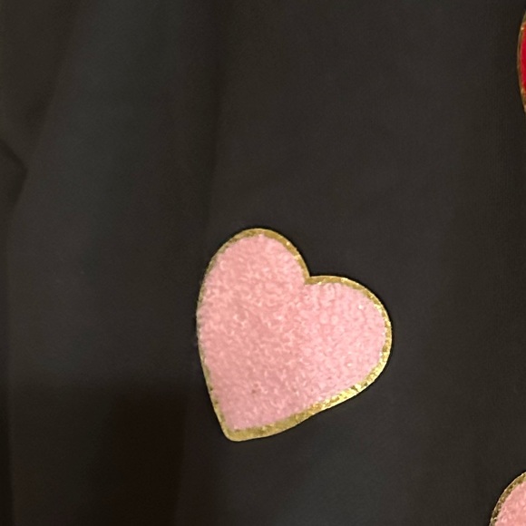 NEW•XL•❗️1 LEFT❗️ZEN•SWEETHEART BLACK CANDY HEARTS SWEATSHIRT - Picture 5 of 17
